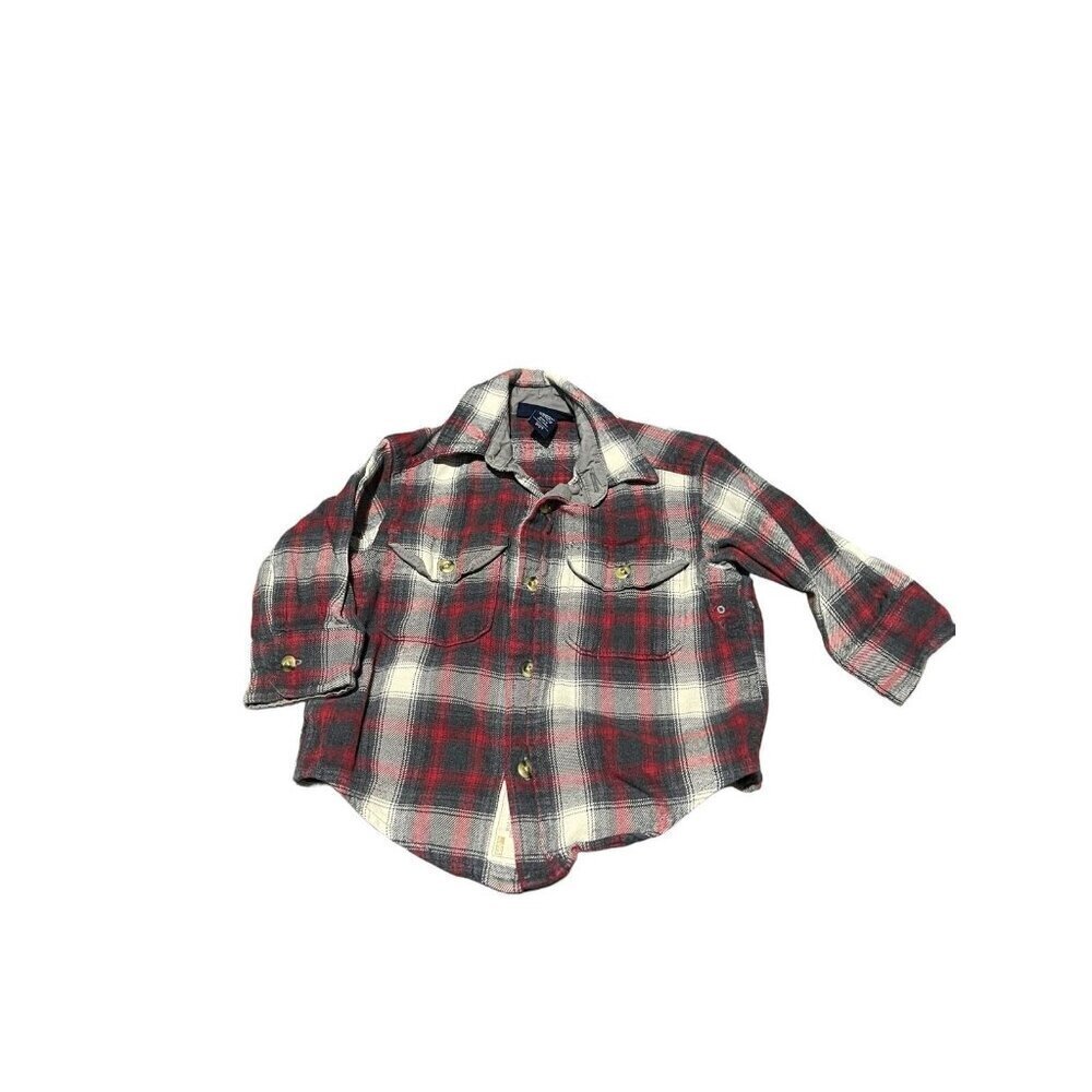 Boys Osh Kosh B’gosh  2T Button Down Plaid shirt